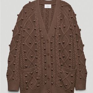 ISO Wilfred alps cardigan and dion pant